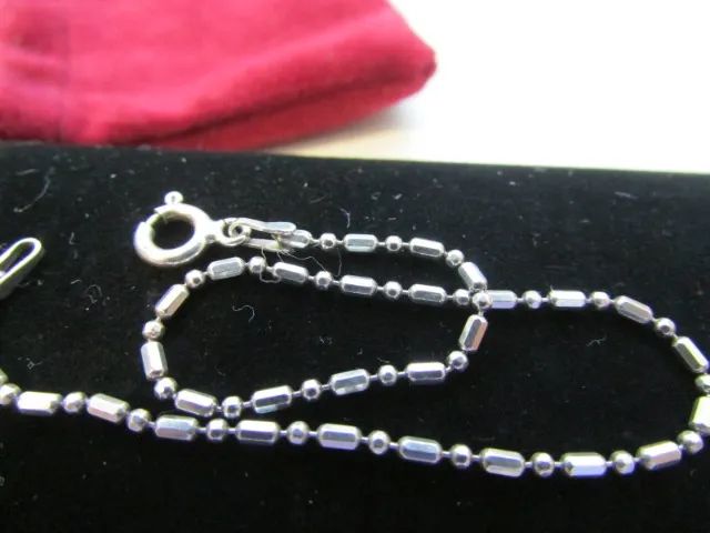 Pulseira em Prata de Lei com  19 cm