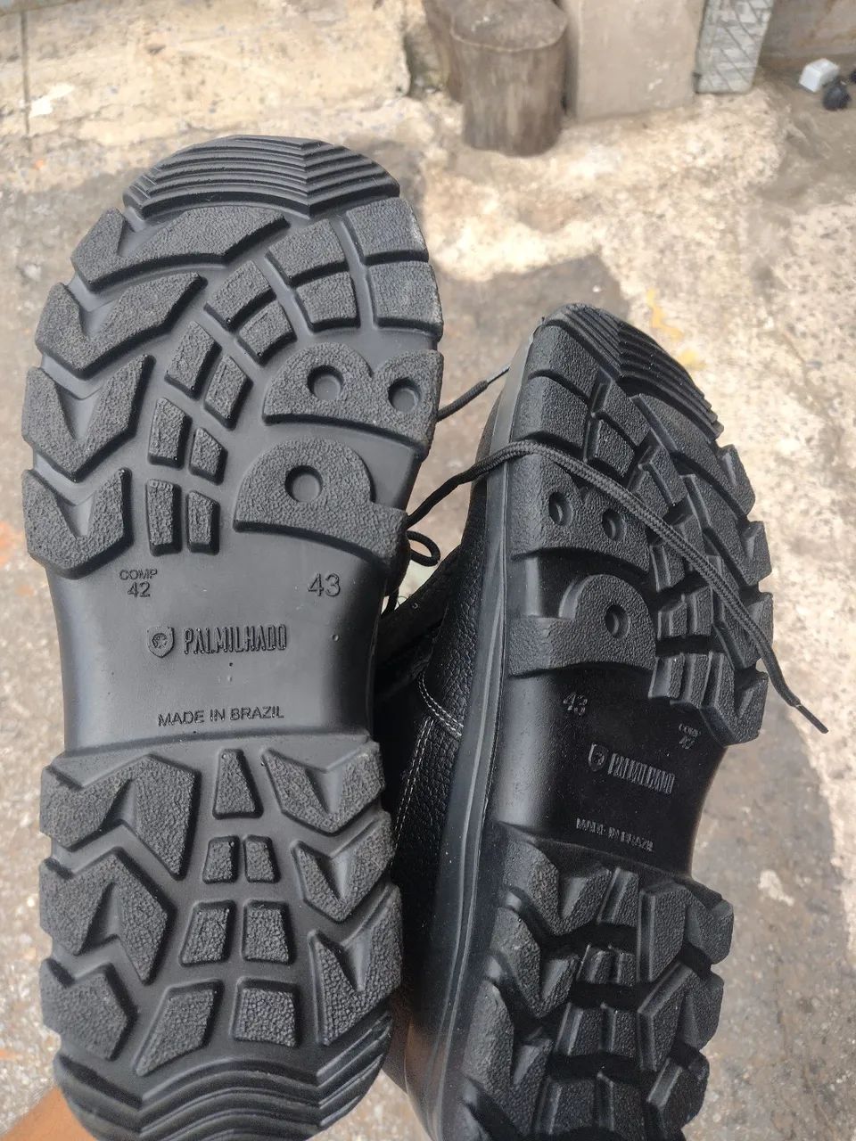 Botas bico de aço de couro  - Foto 3