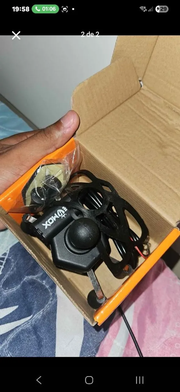 Suporte de celular para moto