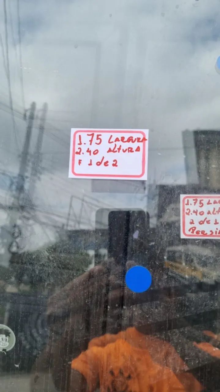 Porta balcão com persiana panorâmica linha gold- Nova - Foto 6