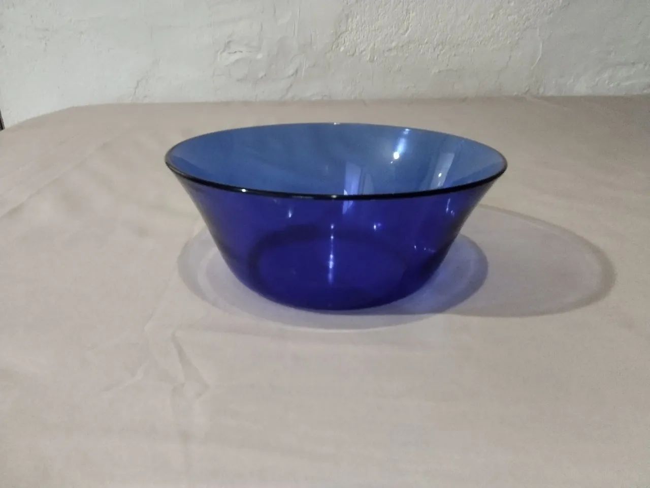 Antiga tigela azul duralex 
