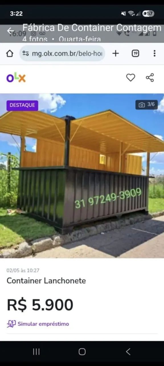 Container loja ou mini mercado novo ou sob medida  - Foto 4