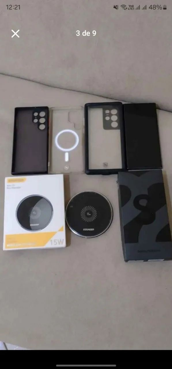 S22 Ultra impecável 12gb/256 - Foto 3