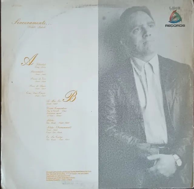 LP Disco de Vinil Gospel Evangélico Renato Suhett - Sinceramente... - Foto 2