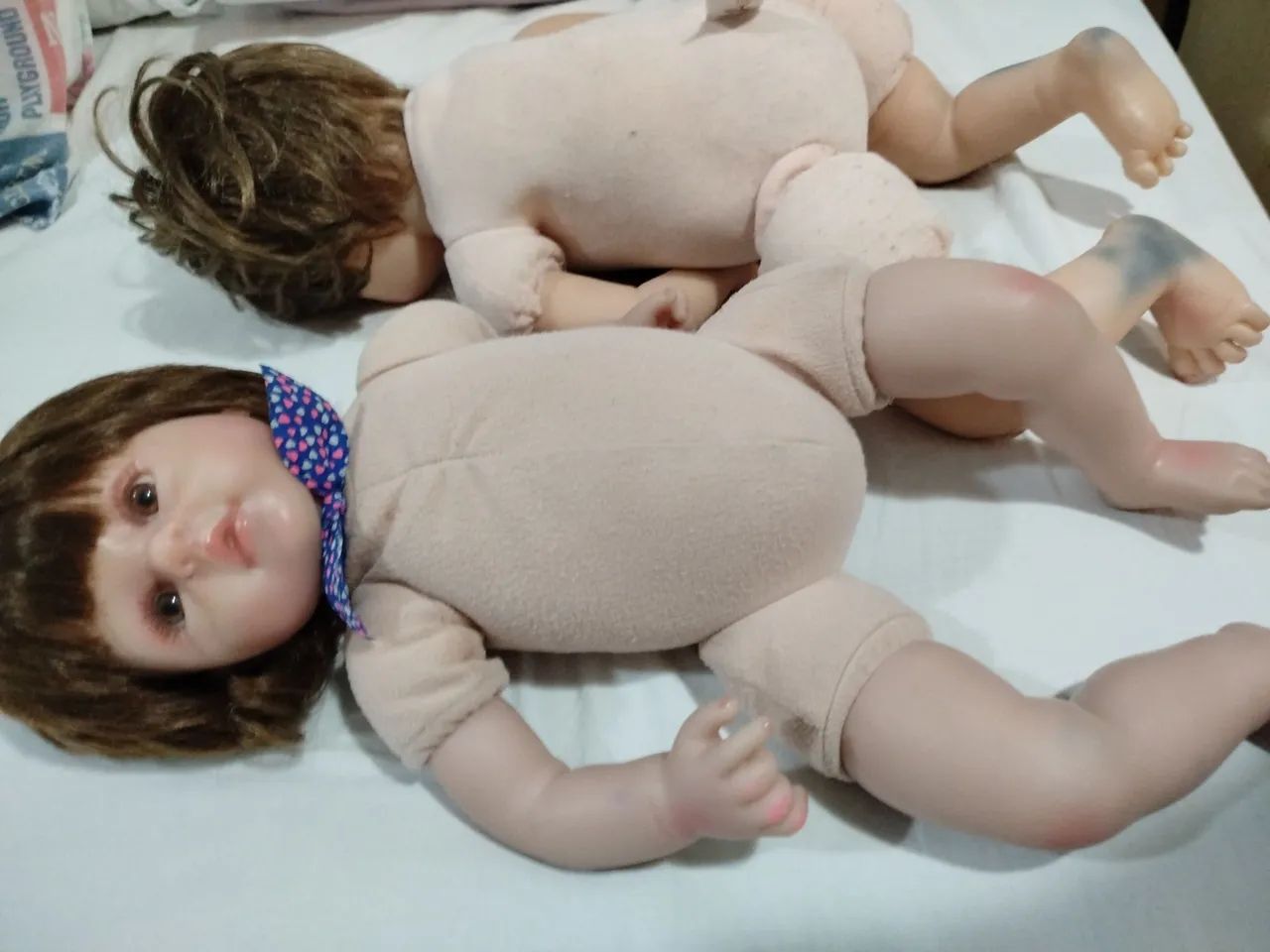 Lote com 2 Bonecad  Bebê Reborn - Foto 5