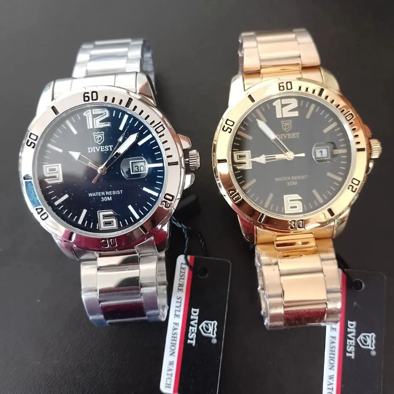 RELÓGIO MASCULINO CASUAL QUARTZO - DIVEST