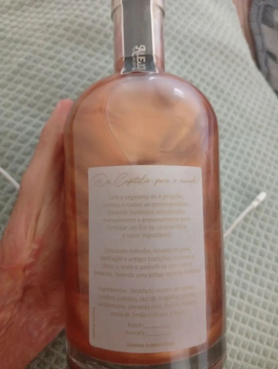 Gin Artesanal Alejo's Sacatrapo 750ml - Foto 2