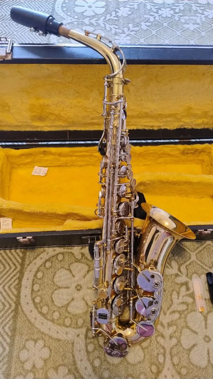 Saxofone alto Weril Rex III em ótimo estado