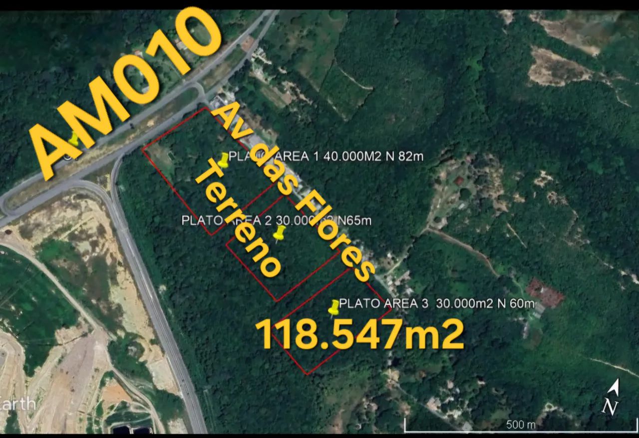 Terreno de Grande Porte na AM-010 Km 15 com 118.547m2 Próximo Av das Flores - Foto 2