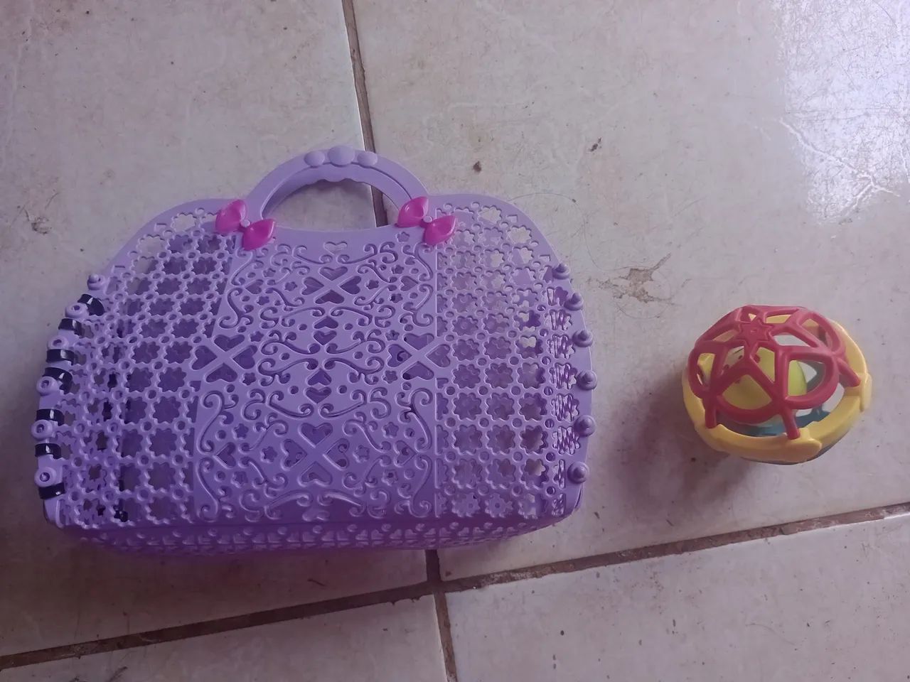 Bolsa e bolinha infantil 