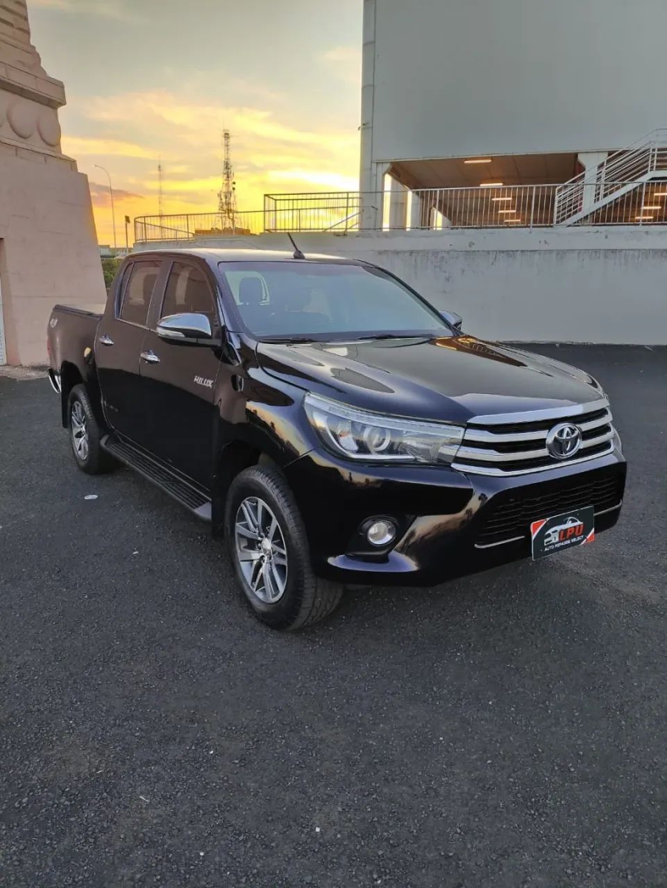 TOYOTA HILUX 2.8 SRX 4X4 CD 16V DIESEL 4P AUTOMÁTICO PRETO 2017 - Foto 3