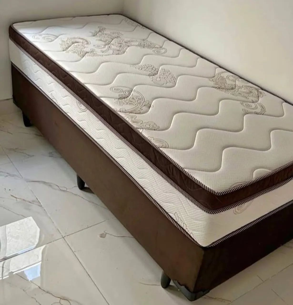 Cama Box Solteiro Confortável e Elegante