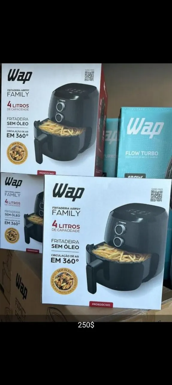 Fritadeira Airfryer Wap Family 4 Litros Sem Óleo