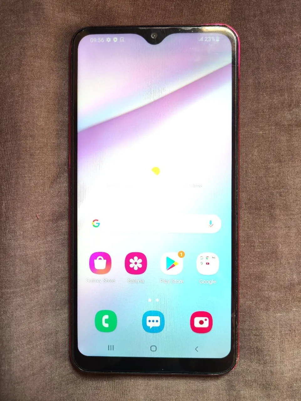 Samsung Galaxy A10s Vermelho descrição.