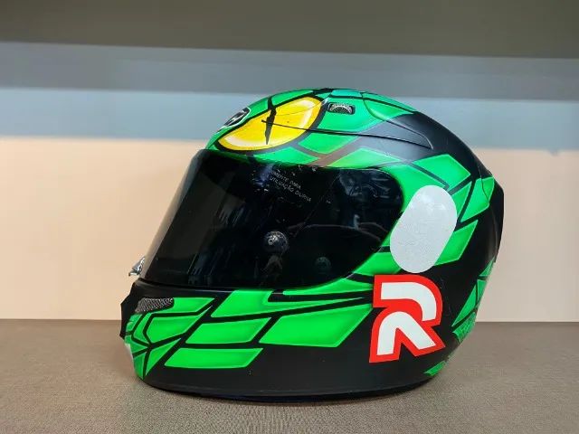 Capacete Hjc R-pha 10 Mamba Tamanho 58 Seminovo