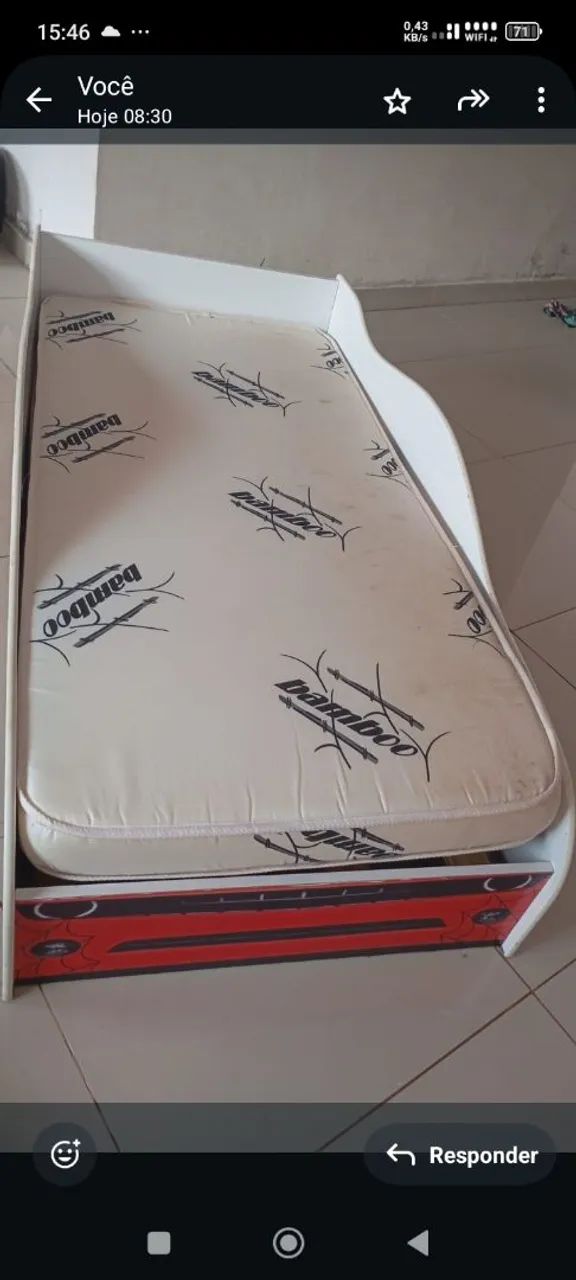 Cama infantil com design de carro homem aranha  - Foto 2