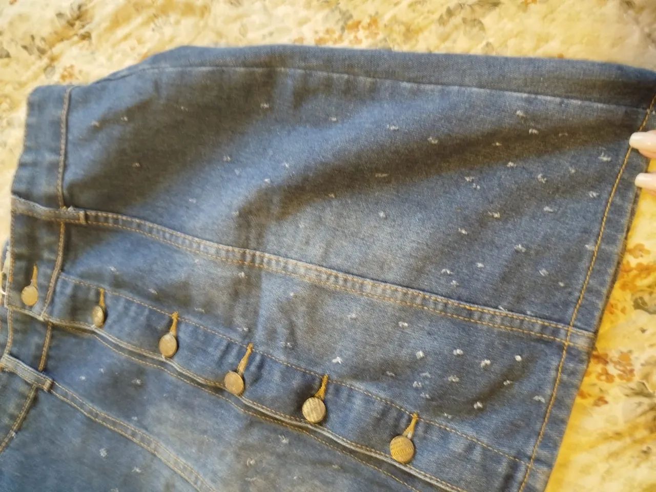 Saia Jeans Botões - Foto 3