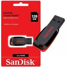 Pendrive Cruzer Blade 128gb Usb 2.0