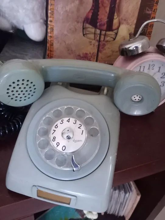Telefone Fixo Antigo - Estilo Vintage - Foto 2