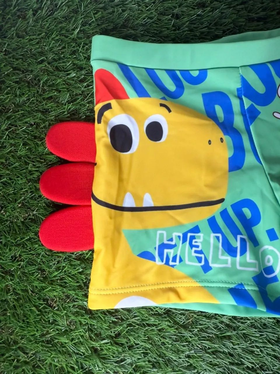 Sunga boxer infantil 3D tematica Proteção Solar Uv