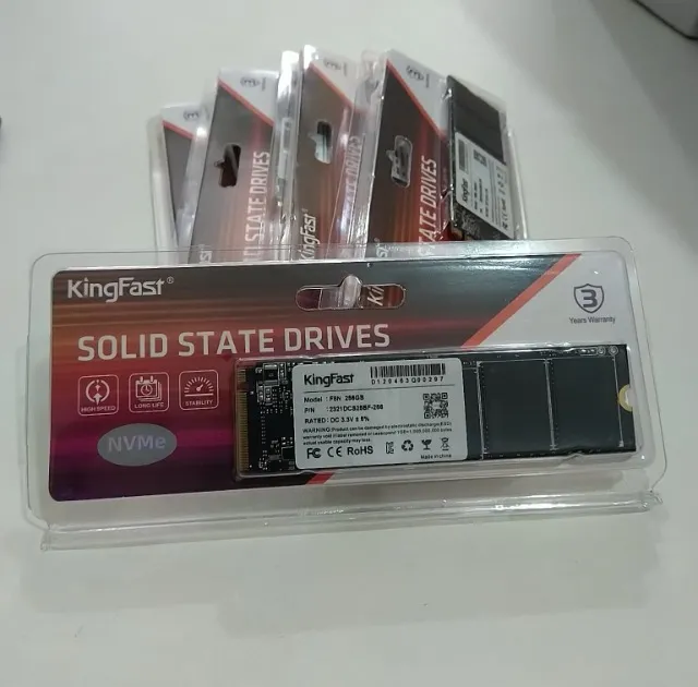 SSD M2 NVMe 256gb 2100/1700 mb/s - NOVO