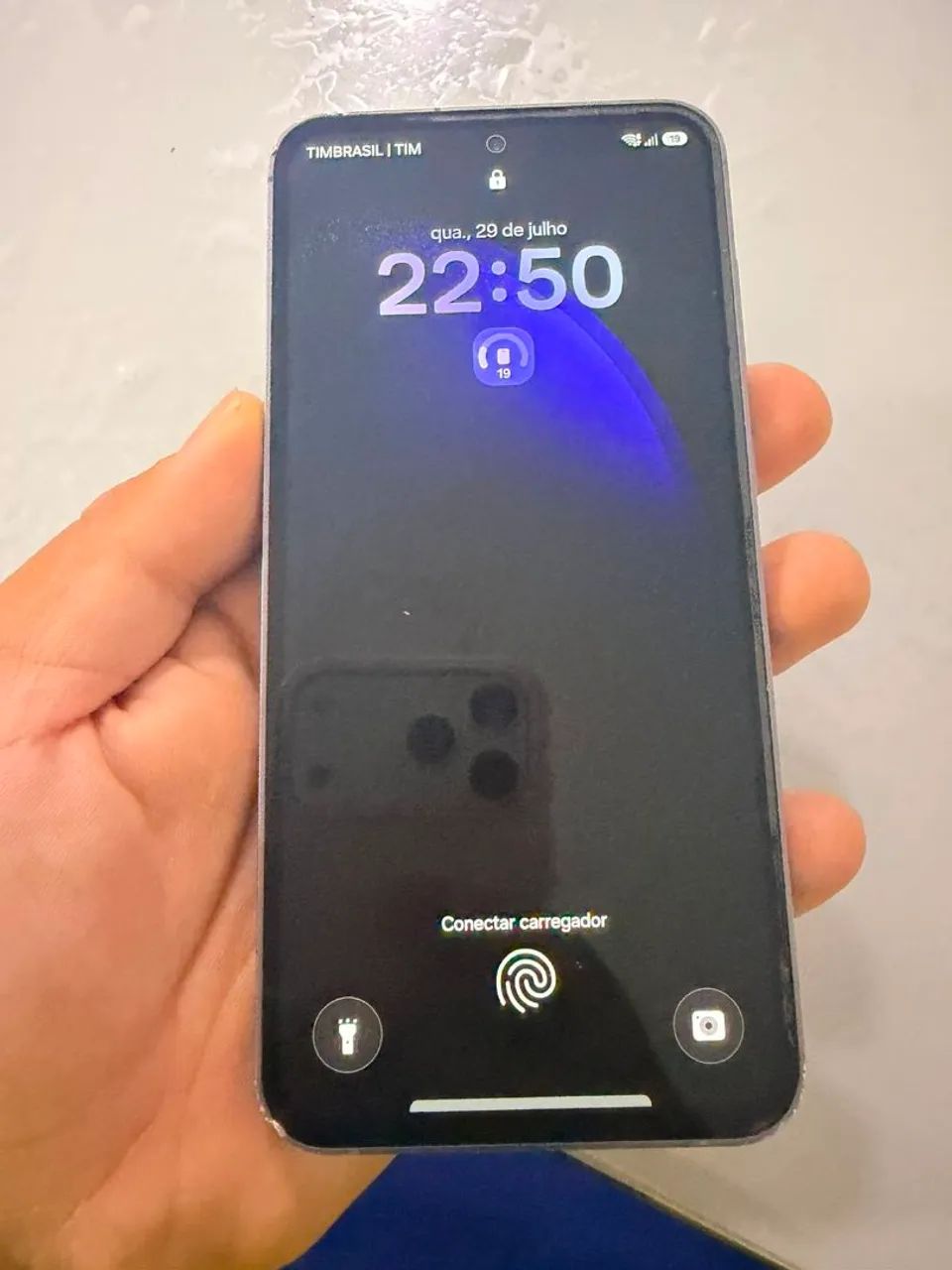 Samsung s23 Fe - detalhes apenas de estética 