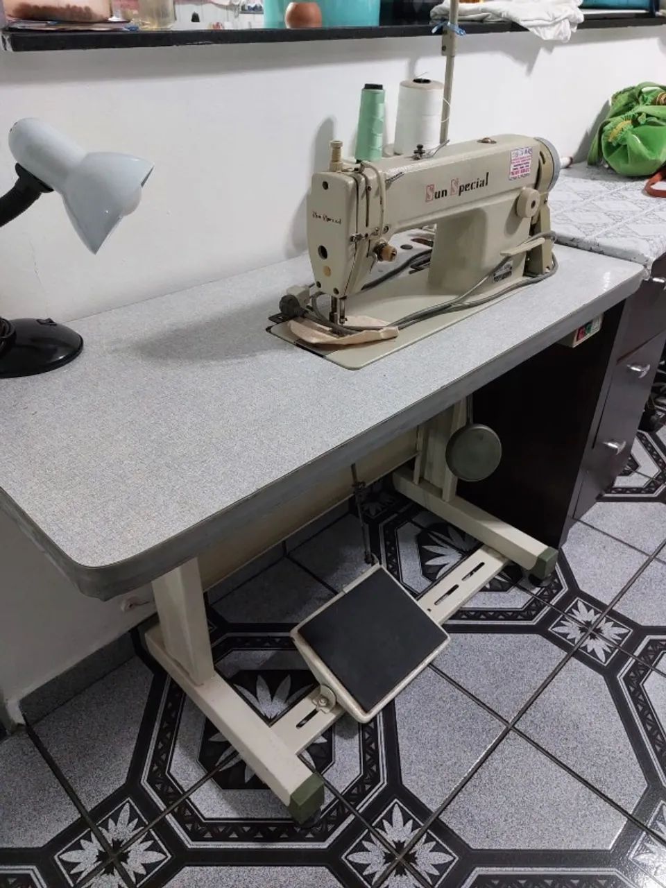 Máquina de Costura Industrial Reta Sun Special SS6150M - Foto 2