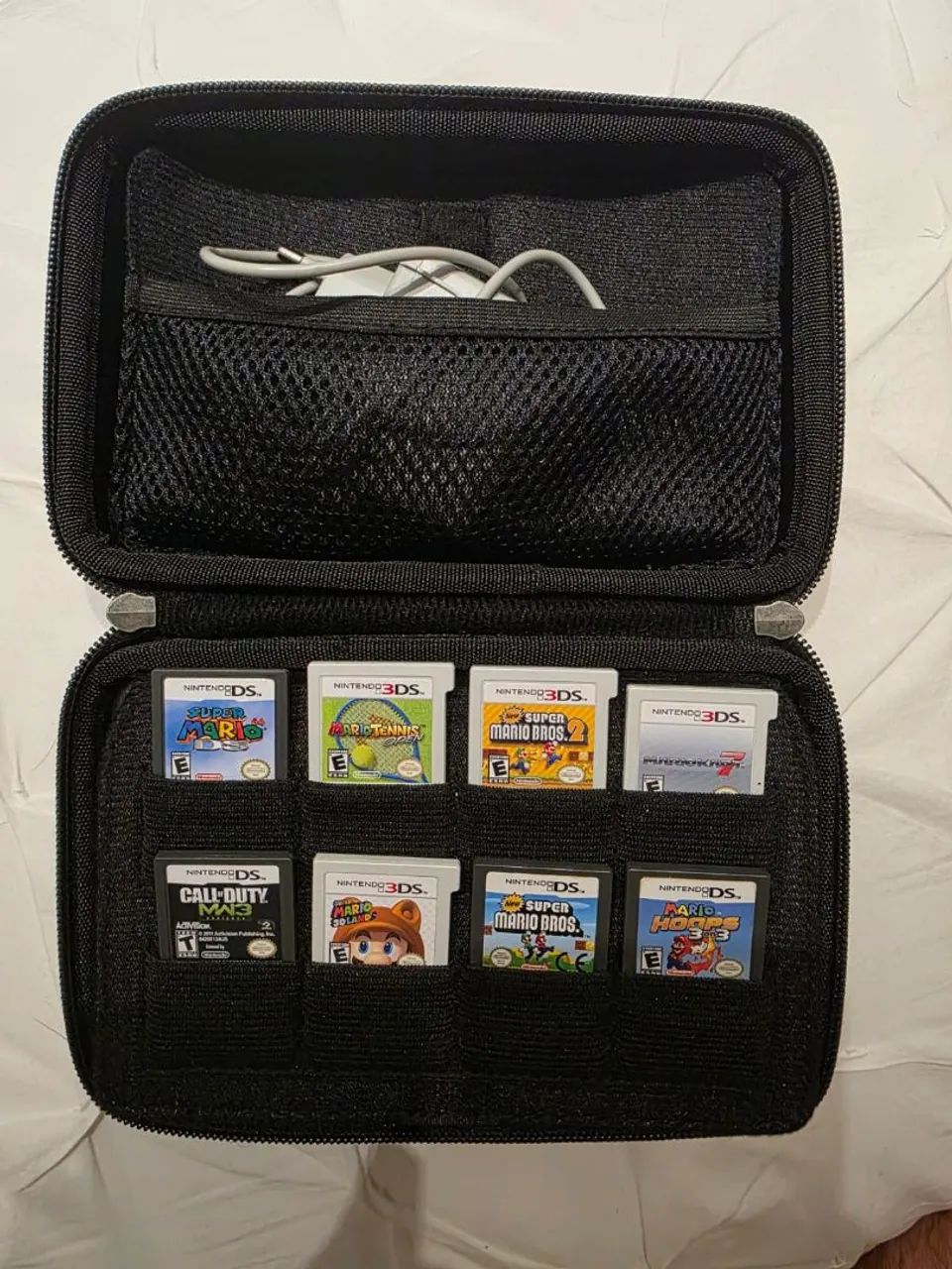 Nintendo 3DS Azul original + 8 Jogos (caixa original) + Estojo