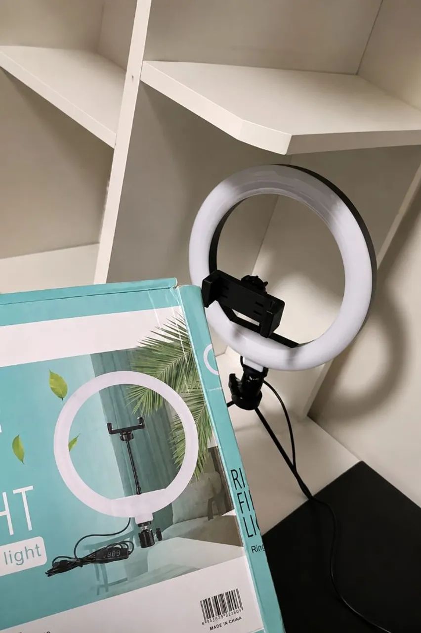 ? Ring Light 8" (20 cm) com Tripé de Mesa