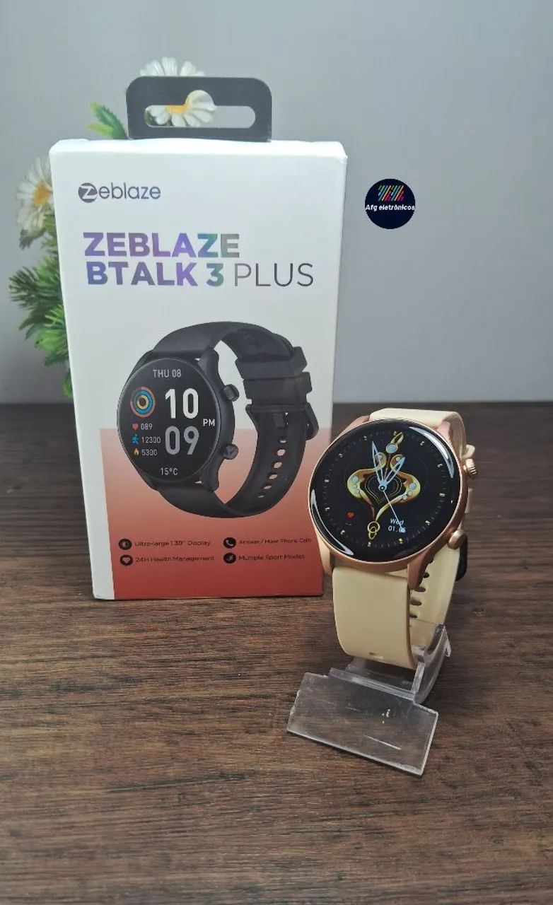 Smartwatch ZEBLAZE btalk 3 plus "GOLD" - Foto 3