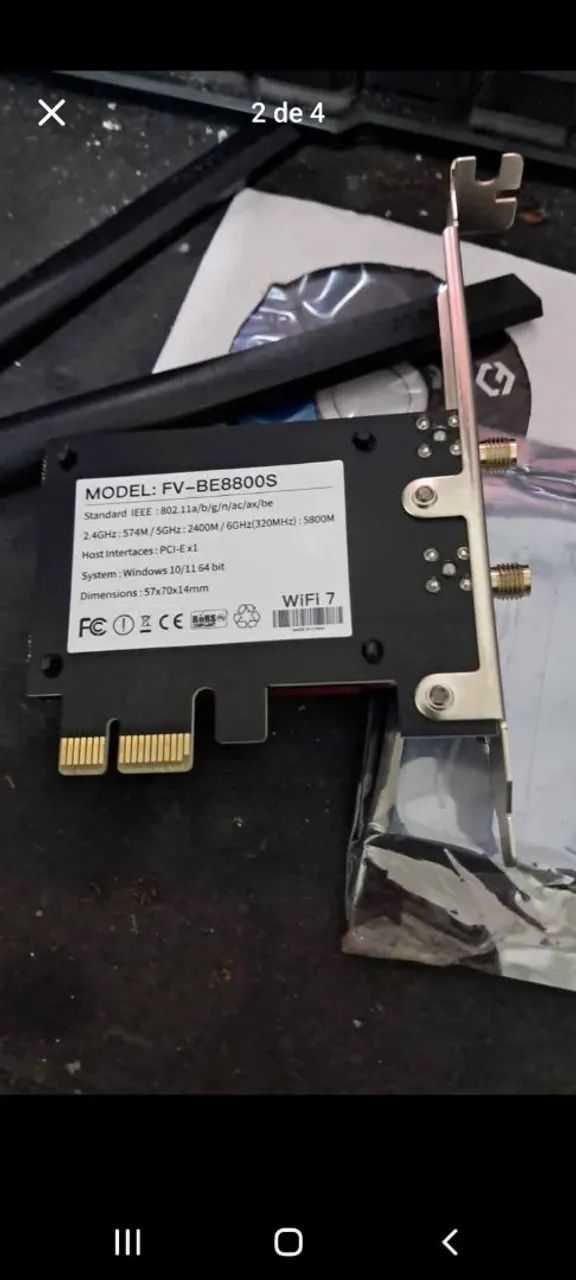 Placa PCI-E WI-FI 7 - Foto 3