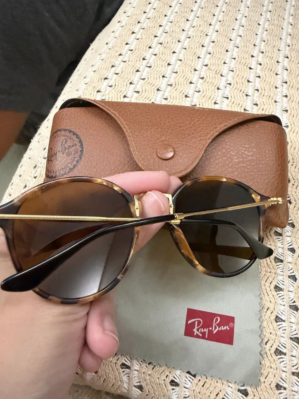Óculos rayban original em ótimo estado  - Foto 4