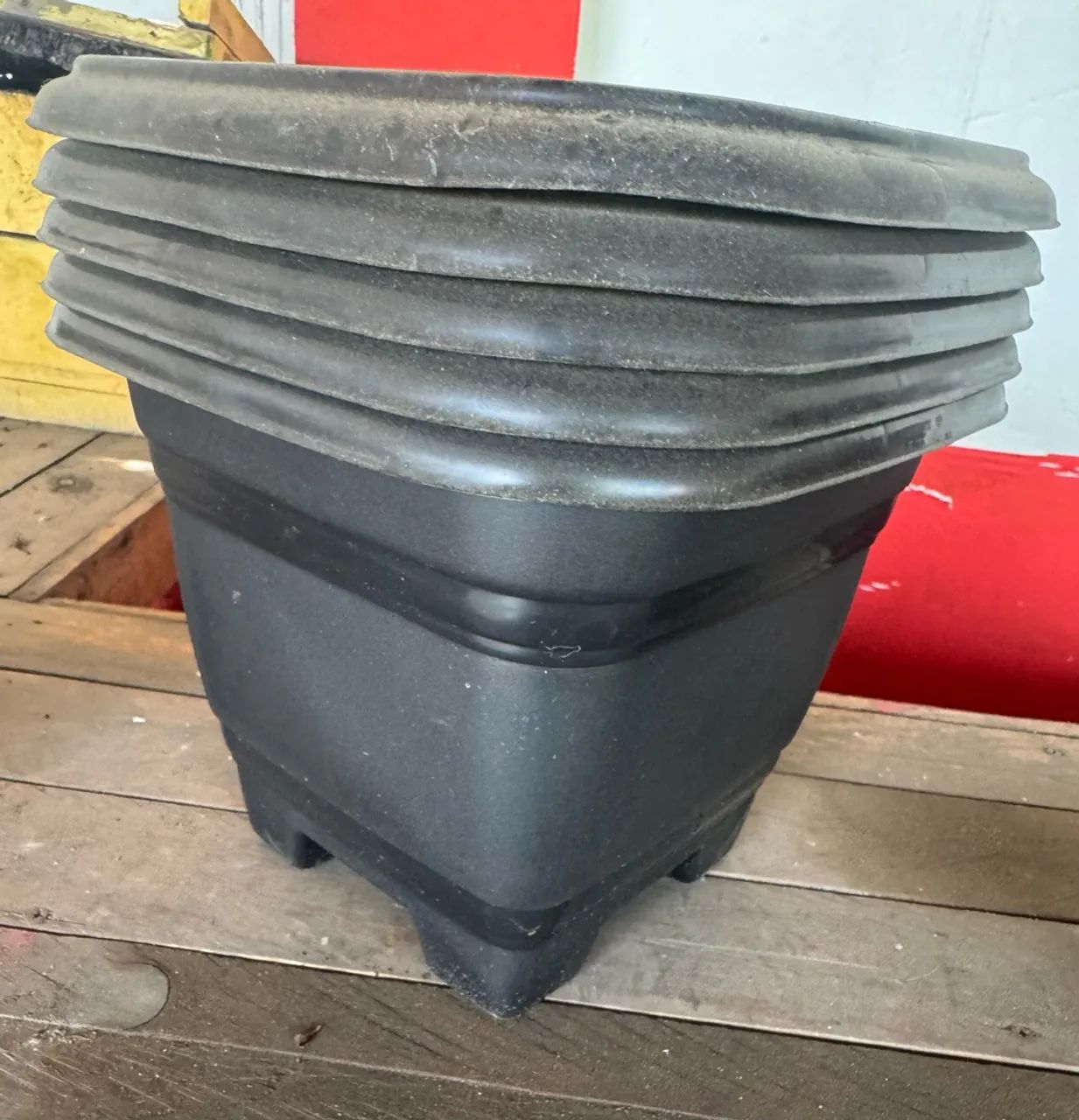 Vendo vaso de plástico 