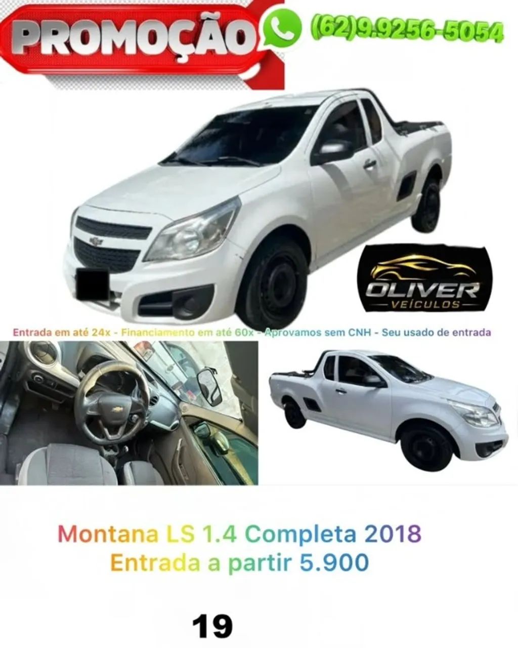 Chevrolet Montana LS 1.4 ECONOFLEX 8V 2P 2018