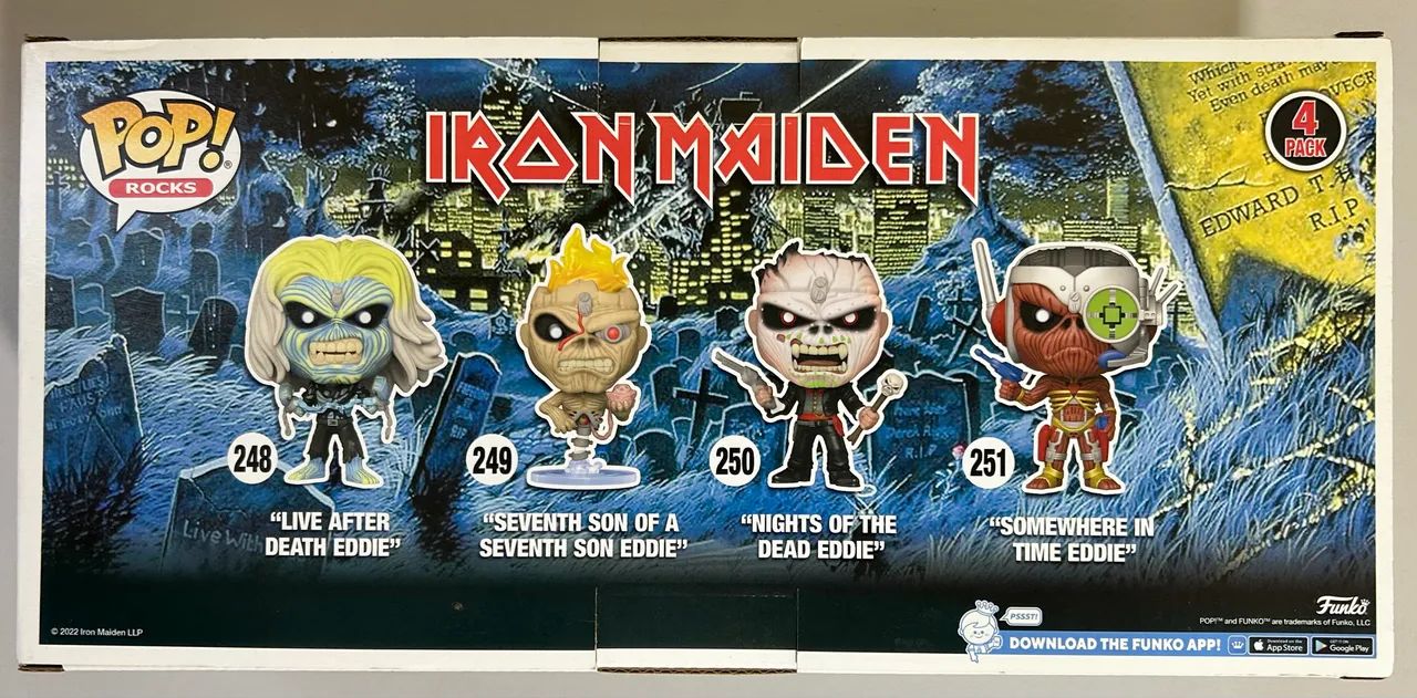 Funko Pop Iron Maiden Box c/ 04 - Originais - Foto 4