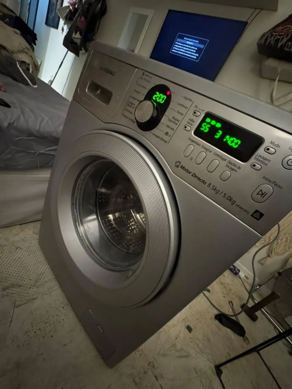 Samsung lava e seca inox 