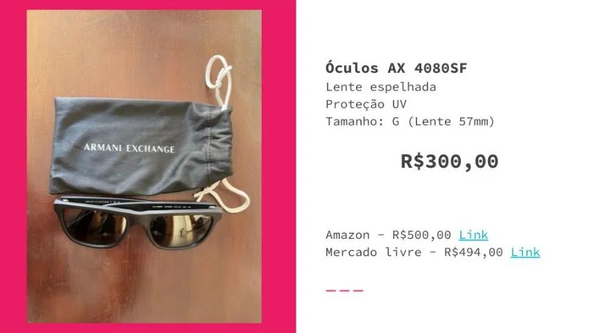 Óculos Armani 4080