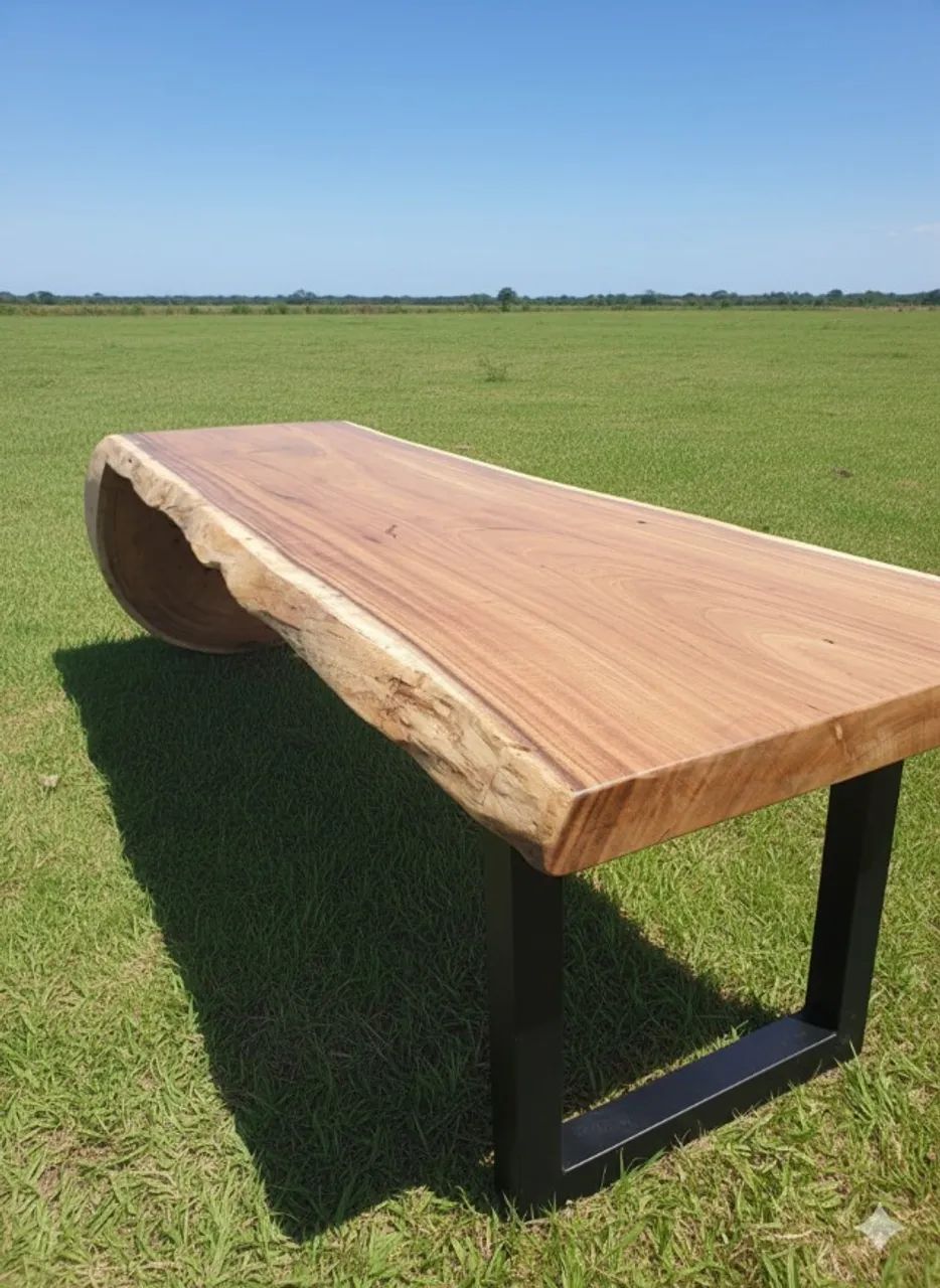 Mesa de jantar rústica estilo cascata - Foto 2