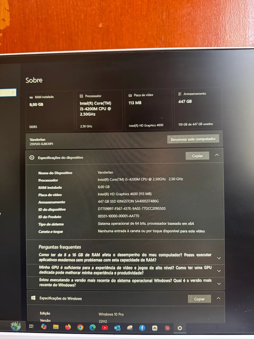 Computador All In One LG - 23V545 - Foto 2