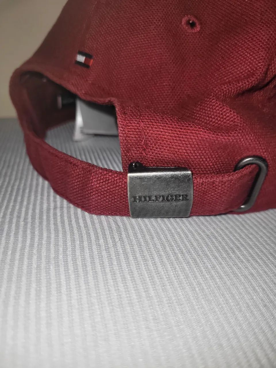 Boné Tommy Hilfiger Original Vermelho/Marsala Ajustável - Foto 4