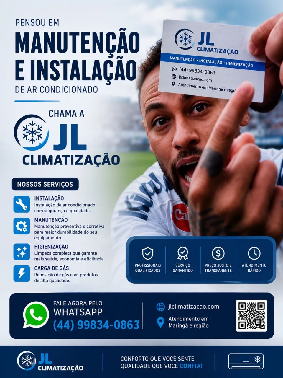 Instalação de ar-condicionado 