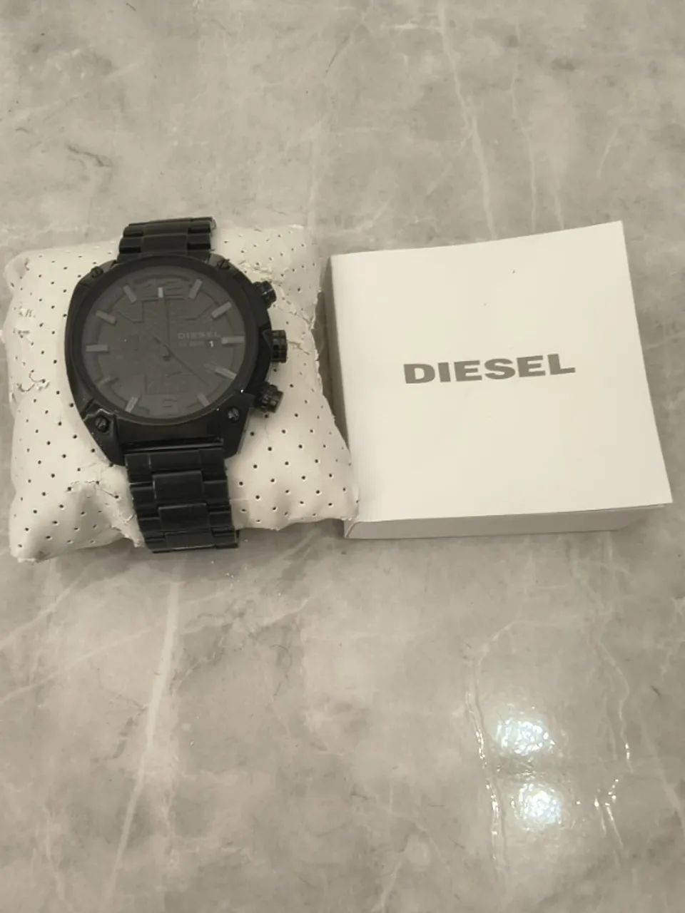 Relógio Diesel DZ4223 Overflow Blackout Original c/ NF - Foto 3