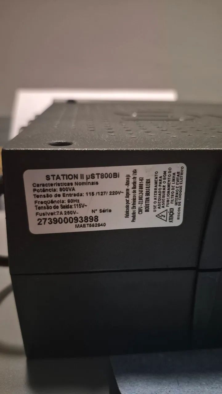 Nobreak SMS station ll 800 va  - Foto 4