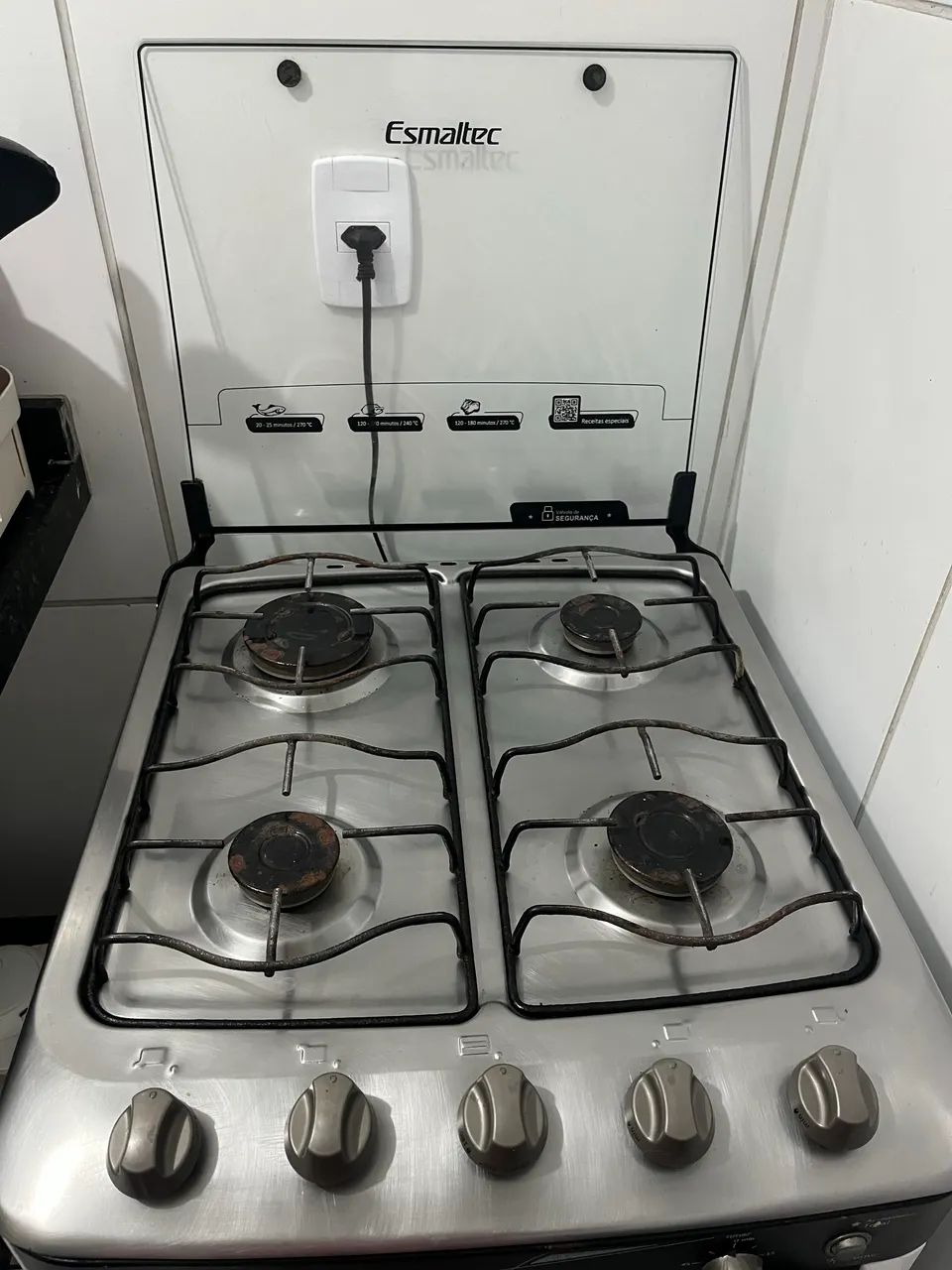 Fogão 4 bocas esmaltec  - Foto 3