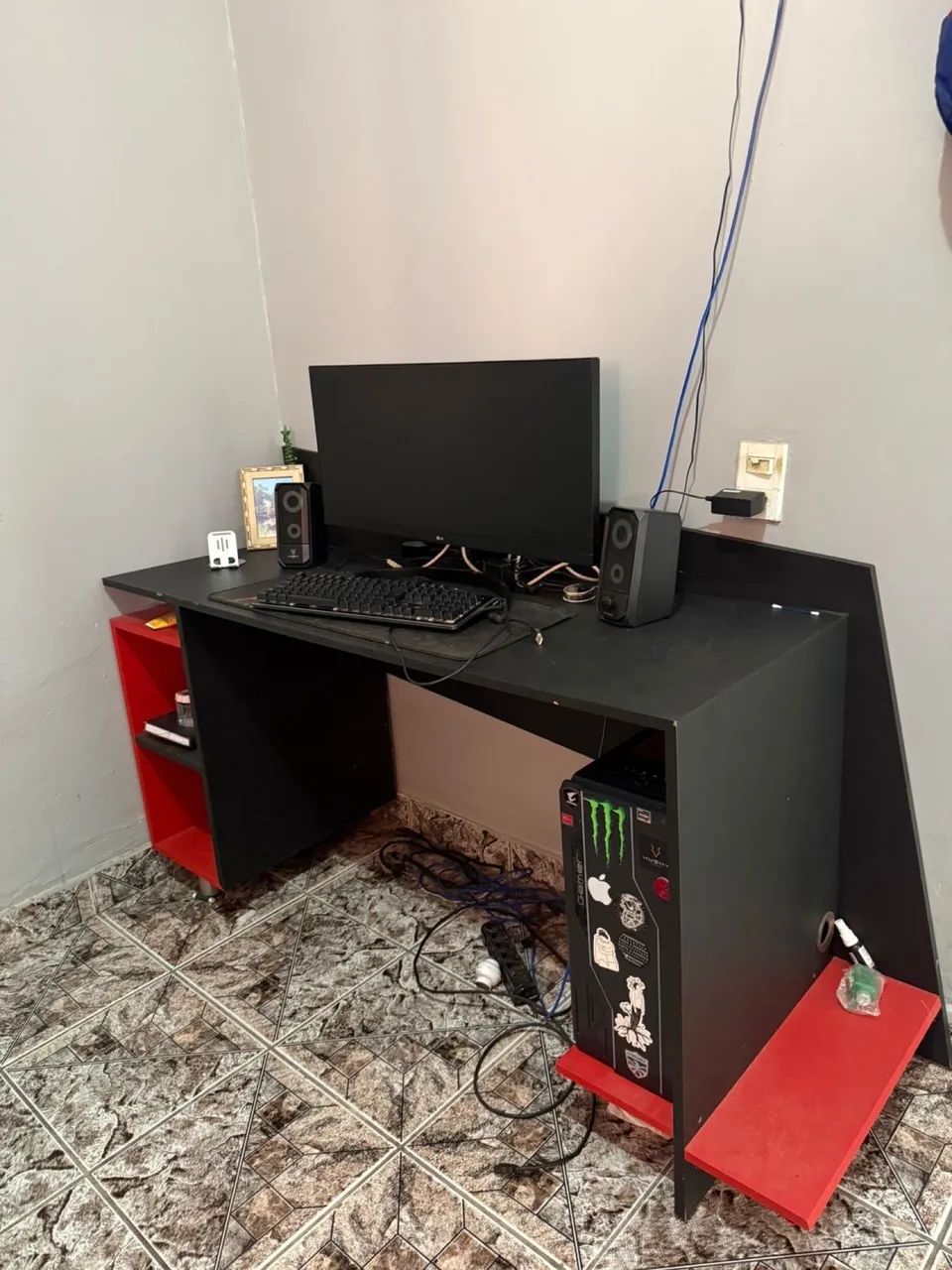 Mesa gamer projetada MDF - Foto 2