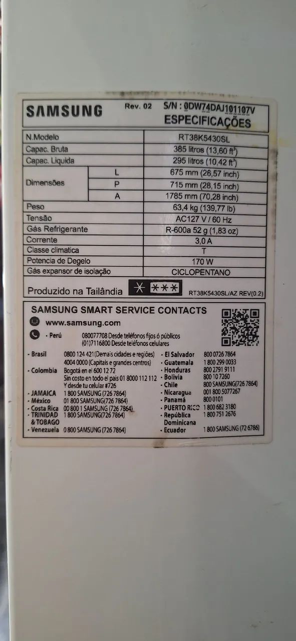 Placa da geladeira samsung modelo RT38K - Foto 5