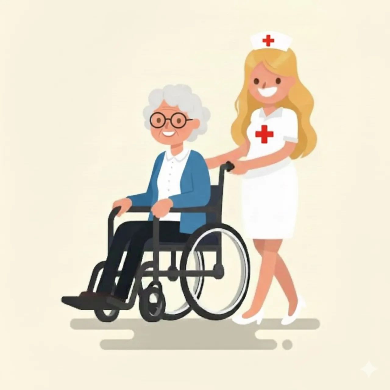 Cuidadora companhia hospitalar