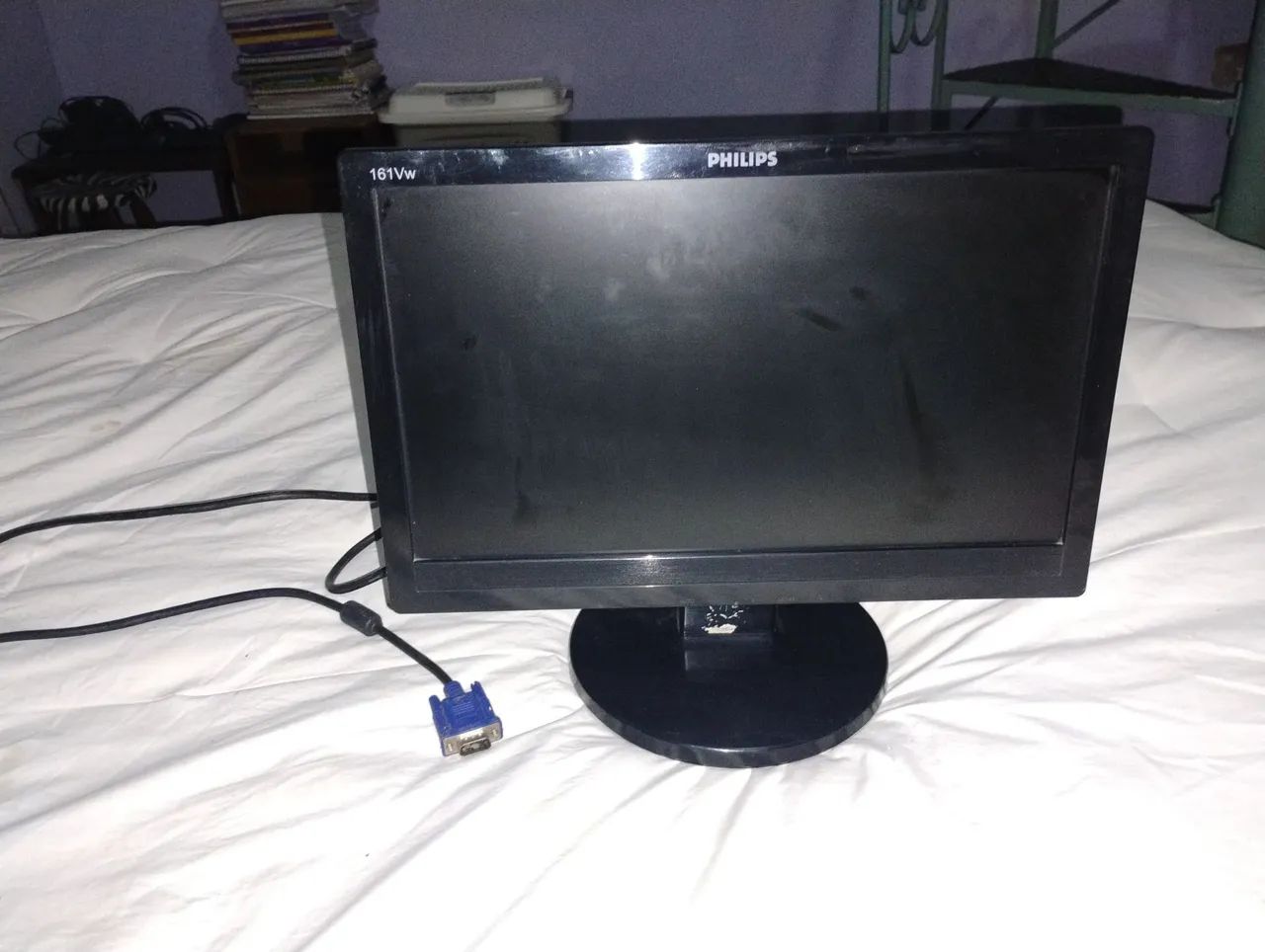 MONITOR PHILIPS 18.5 HD - MODELO 191VWA8/57 - VGA + ÁUDIO
