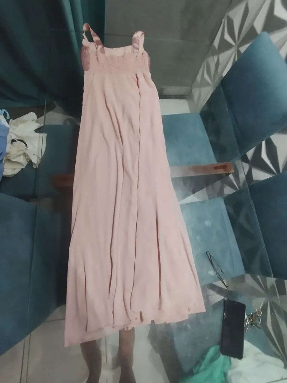Lindo vestido rosa para eventos e festas - Foto 4