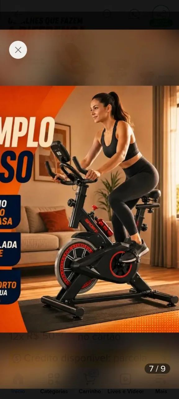 Bicicleta ergométrica  - Foto 2